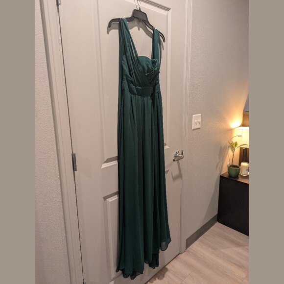 Birdy Grey Grace Convertible Emerald Bridesmaid Dress - Picture 3 of 6